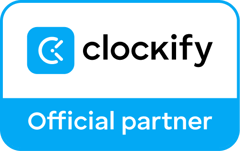 Clockify white